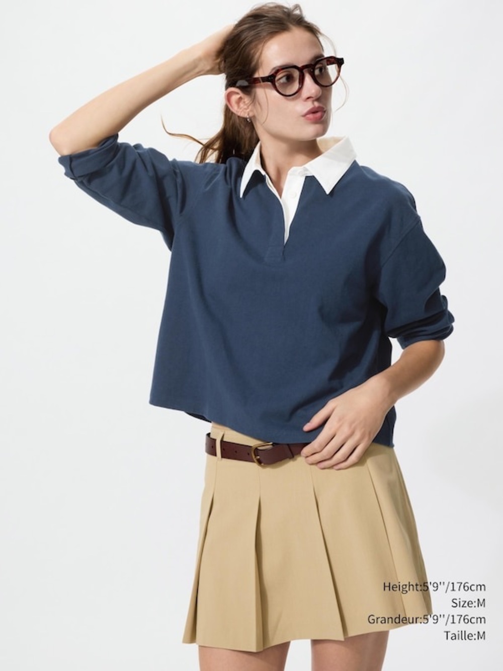 UNIQLO Washed Cotton Polo Shirt